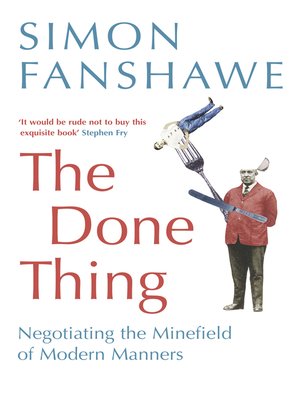 cover image of The Done Thing